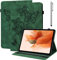 GLANDOTU Lenovo Tab K10 (TB-X6C6F/TB-X6C6X) Case, Fold Stand Function Cover, Butterfly Folio Flip PU Leather Tablet Case for Lenovo Tab M10 FHD Plus (TB-X606F/TB-X606X) (with Stylus pen)-【Green】