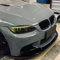 4 STÜCKE Für BMW E90 E92 M3 2007-2013 V Style Frontstoßstange Lippe, Body Kit Schutzzubehör, Auto Frontlippe Spoiler Separator, ABS Material (Klar Schwarz)