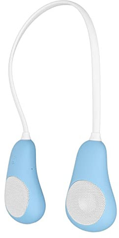 Neckband Bluetooth Speaker, Hands Free Wireless Wearable Speaker, True 3D Stereo Sound Around The Neck Speaker, Portable Neck Bluetooth Soundwear for Home Outdoor(Blue)