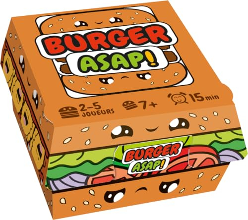Asmodee | Burger ASAP | FR | MIXLORE | 2-5 Spieler | 7+ | 15-30 Minuten