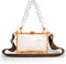 DODAMOUR Transparente Acryl-Umhängetasche, durchsichtige Umhängetasche, Clutch, Damen-Abend-Clutch, Transparent