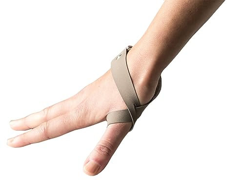 Compressana TAPE LOOP - Daumen-/Daumensattelgelenk mit Rollschlaufe und verstellbarem Klettband für rechte und linke Hand (IV, links, diamant)