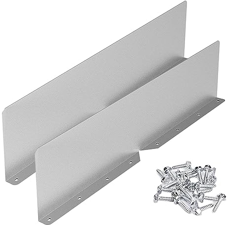 2 Stück Regenrinnen-Spritzschutz, Dachrinnenschutz Aus Aluminium, Regenwasserumlenker-Spritzplatte, Dachrinnen-Überlaufschutz, Fallrohr-Regenumlenker für flache Schindeldächer, Fallrohrverlängerun