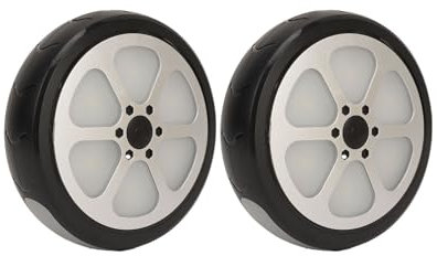 2Pcs Stroller Safety Lights - Wheel Shape - 3 Light Modes - AA Battery Powered - LED Bike Lights - with Screws - for Outdoor