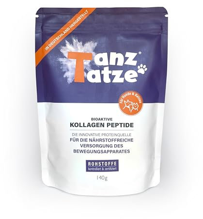 TanzTatze® Aktivkollagen Horse bioaktive Kollagenpeptide für Pferde – Gelenkpulver zum Knorpelaufbau – gut verträglich – natürliche Futterergänzung ohne Zusätze I (1,2 kg)