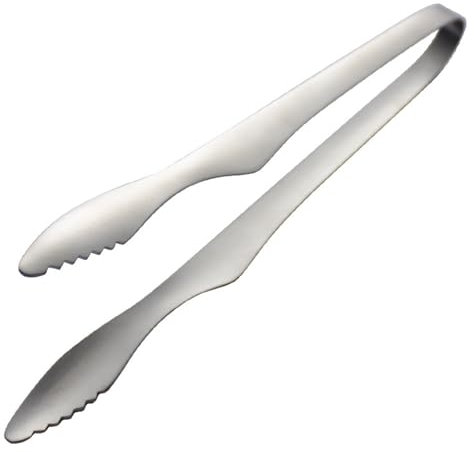 Premium-Küchenzange aus Edelstahl, Grillzange Küchenzange Zange Küche aus Rostfreim Edelstahl und Silikon Fleischzange Kochzange Rutschfester Griff Zum Fleisch Spaghetti Wurstzange