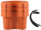 Losueeun 3 Pieces/Lot Gutter Fall Pipe Garden Flowers Pot Drain Pipe Flowers Pots Tubs Drain Pipe Garden Plant Vessels