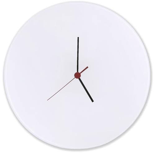 speecheese Kein Bier vor 4! Wanduhr aus Glas Lustiger Spruch für Büro oder Wohnzimmer Biertrinker Bierliebhaber Bier