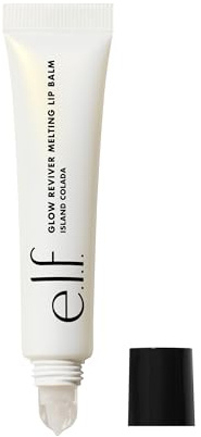 e.l.f. Glow Reviver Melting Lip Balm, Hydrating Tinted Lip Balm For A Glossy Finish & Soft, Supple Lips, Vegan & Cruelty-Free, Island Colada