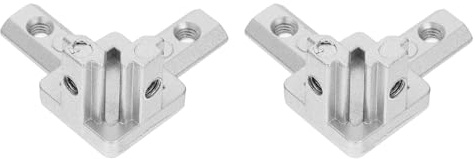 BETOOKY 10 Satz 3-wege Eckverbinder Aluminiumprofil Verbinder mit Schrauben Industrie Befestigung für Cnc 3d-drucker und Aluminiumrahmen