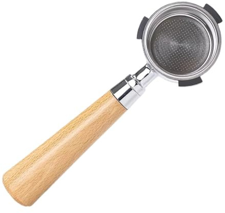 Compatible with Delonghi，Compatible with Dedica，EC680 EC685 Espresso Maker Accessories Barista Tools,51MM Coffee Bottomless Portafilter Naked Filter Basket(51MM Light Yellow)