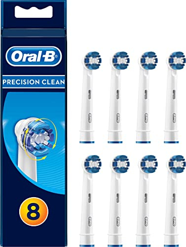 Oral-B Precision Clean Aufsteckbürsten für elektrische Zahnbürste, 8 Stück