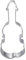 WDYJMALL Ausstechform Violine