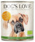 Dog's Love Hundefutter Nassfutter Bio Pute mit Amaranth, Kürbis & Petersilie (6 x 800g)