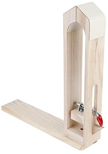 Clip de maintien en cuir de hêtre pour les travaux de couture et de laçage de bricolage