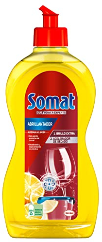 Somat Abrillantador Limón para lavavajillas máquina + Secado Extra - 500 ml