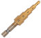 UK Drills HSS Step Drill Bit Titanium Coated 4-12mm 5 Steps Drill Bit Set for Drilling on Hard Metal, Stainless Steel, Cast Iron