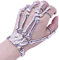 JTLB Skelett Hand Halloween Armband Punk Rock Gothic Skeleton Knochen-Handtalon Greifer-Schädel-Armband Party Schmuck