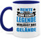 Tasse Tassen 325ml - Rentner - Rente 2025 eine echte Legende verlässt das Gelände - 325 ml - Dunkelblau - geschenke zum ruhestand männer geschenk für renteneintritt retirement 2023 kaffeetasse
