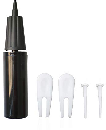 CORECISE Hand Air Pump,Two-Way Hand Yoga Ball Pump, 9 Inch Double Action Hand Pump Inflator for Exercise Balls, Swimming Ring,Balloons and Inflatable Balls