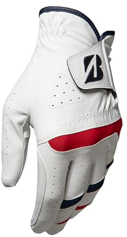 Bridgestone Golf MLH Soft Grip Glove White Large