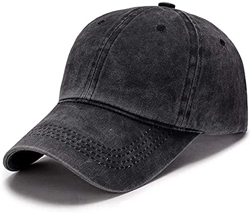 Wennmole Unisex Jungen Mädchen Mütze Baseball Cap Hut Baby Kleinkind Kinder Kappe (schwarz, 2-7 Jahre)