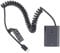 FOTGA USB-C Type-C to Full Decoded NP-FZ100 Dummy Battery Power Adapter Spring Cable for Sony A9 A9II A7III A7RIII A7SIII A7R3 A7R4 A7IV A6600 A7C A1 Camera
