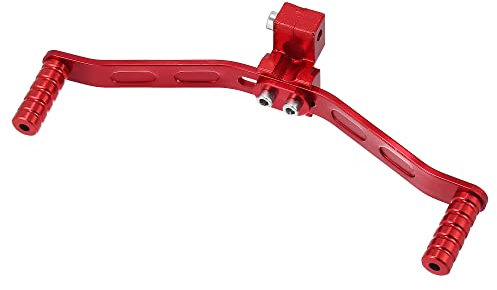 Motoforti Motocicleta Doble Vía Marcha Cambio Palanca Reposapiés Pedal Cambio Rojo