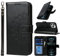 ELTEKER Cover per iPhone 12 Pro Max, Custodia iPhone 12 Pro Max Premium Pelle, Flip Libro Pieghevole Cover con [Slot per Scheda] [Funzione di Supporto] Custodia Pelle Cover per iPhone 12 Pro Max, Nero