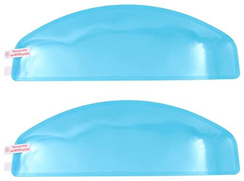 Namvo Motorcycle Helmet Anti Rain Film, 24.5x8.8cm Rain-proof Helmet Lens Sticker Universal Clear Waterproof Film