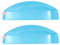 Namvo Motorcycle Helmet Anti Rain Film, 24.5x8.8cm Rain-proof Helmet Lens Sticker Universal Clear Waterproof Film