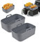 Silicone Pot For Ninjas Dual Air Fryer, 2PCS Silicone Air Fryer Liners Double Air Fryer Silicone Air Fryer Basket, Air Fryer Rack Accessories for Air Fryer, Oven, Microwave (Gray) (Grijs)