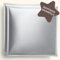 Amqua Mako Satin Kissenbezug 2er Set Kissenbezüge 40x40 cm, 100% ägyptische Baumwolle (Zertifiziert) Grau/Hellgrau