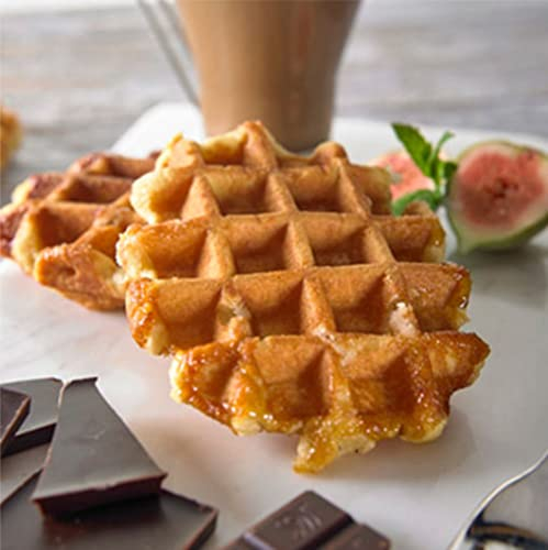 Vegan Belgian Waffle 30x90g, ready to add your choice of topping. Ready to eat Waffles Resturant Quality