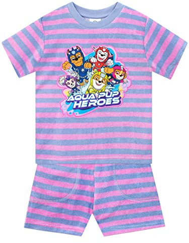 Paw Patrol T-Shirt and Shorts Set | Girls Clothes for Summer | Beach Shirt and Short Multicoloured 2-3 Years