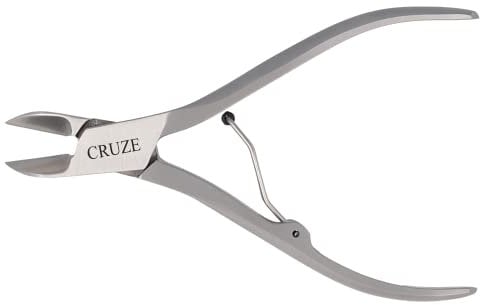CRUZE Precision Toenail Clippers - Cut Thick or Ingrown Toenails with Ease - Professional Nail Grooming Tool