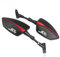Specchietto Retrovisore moto Per HON&DA SH125 SH125i SH300 SH300i SH 125 150i SH 300 300i 10mm Moto Specchi retrovisori regolabili Specchietto retrovisore Specchio laterale (Color : Red)