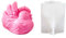 Xidmold 3D-Hahn-Kerzenform, Huhn-Silikonform für Fondant, Sojawachskerze, Seife, Gips-Ornament, Epoxidharz, DIY Handwerk