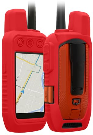 kwmobile Hülle für Garmin Alpha 200i / Alpha 300i Schutzhülle - Hülle für GPS Handgerät - Case in Rot