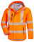 Nitras Warnschutz Regenjacke MOTION TEX VIZ PLUS, orange, Größe XS