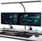 EYOCEAN Schreibtischlampe LED mit Gestensteuerung & Fernbedienung, Dimmbare Monitor Lampe 24W 80cm, Tageslichtlampe Schreibtisch für Homeoffice, Bürolampe mit Sockel, 5 Farbtemperaturmodi Tischlampe