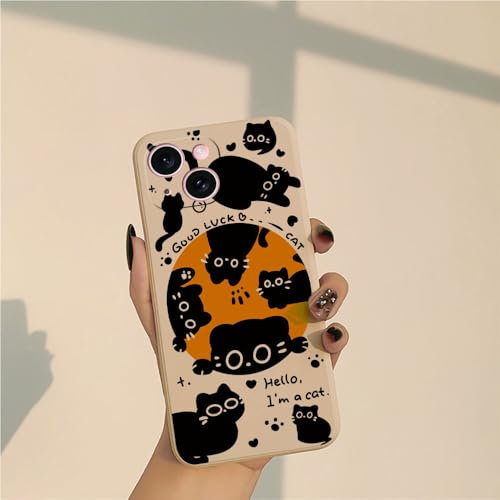 PAIXIKYZ Compatible avec iPhone 6/iPhone 6s - Coque Silicone Souple Bords Droits Protection Complète L'appareil Photo