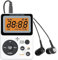 HEBEOT Pocket Portable AM FM Radio Radio Digital Tuning Stereo Personal Radio Handheld FM/AM Radio For Walking Running Jogging 79.5 * 56 * 20mm(A)