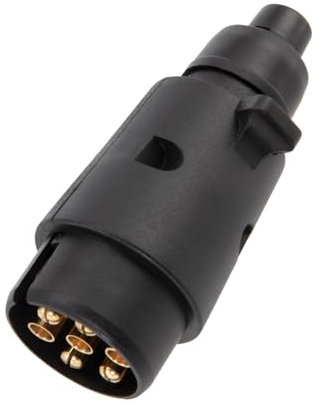 Woola Prise de Remorque 7 Broches,Adaptateur de Remorque pour Caravanes et Remorques de Transport