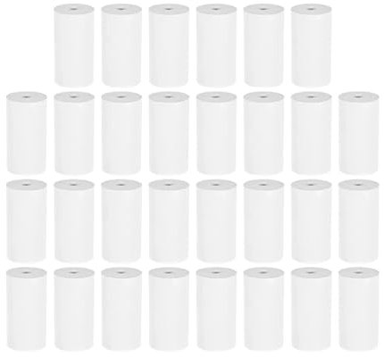 Papier Thermique Lot de 30 rouleaux de papier thermique autocollant blanc 57 x 25 mm for appareil photo, impression instantanée, papier d'impression for appareil photo for enfants, accessoires de remp