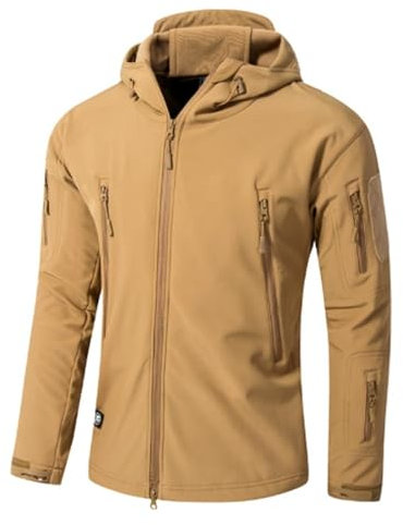 Blyo Wasserdichte Thermojacke. Winter-warmer Schneemantel, wasserdicht, Windbreaker, mit Kapuze, Arbeits-Oberbekleidung, Snowboard-Jacken, gelb, M
