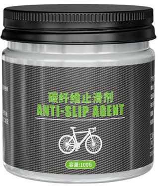 Carbon-Montagepaste, Anti-Rutsch-Paste Für Fahrräder | 100 G Gleitmittel Für Sattelstützen, Lenker, Pedale, Vorbau – Hochwertiges Schmiermittel Für Kohlefaser, Schutzfett Für Carbonteile, Fahrradmonta