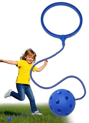LearnLyrics Ball überspringen, Knöchel überspringen Ball, Weicher Sprungring rotierende einbeinige Schwung, Koordination Fitness Außen Übung überspringen Spielzeug für den