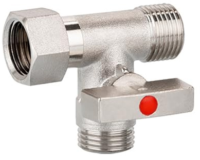 Multipurpose Stop Valves Adapter Dishwasher Adapter Simple Installs for Toilet Tanks & Second Faucet Connection Stop Valves