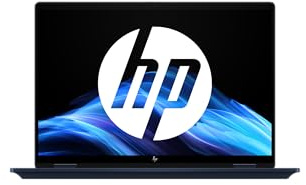 HP OmniBook X Flip 14-fm0000sf Ordinateur Portable 14 2K OLED Tactile, PC Portable (Intel Ultra 5-226V, RAM 16 Go, SSD 512 Go, Intel Arc 130V GPU, Windows 11), Laptop Bleu, Clavier AZERTY